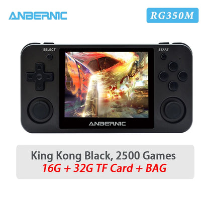 RG351MP RG350M Retro Game Console PS1 RK3326 Player Aluminum Alloy Shell 3.5" IPS Screen Handheld Portable Consola