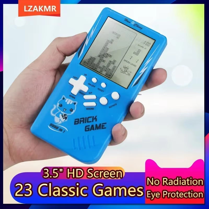 Tetris Nostalgic Retro Handheld Game Console 23 Games Eye Protection and No Radiation Perfect Gift for Children'S Student Toys