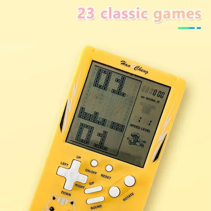 Tetris Nostalgic Retro Handheld Game Console 23 Games Eye Protection and No Radiation Perfect Gift for Children'S Student Toys